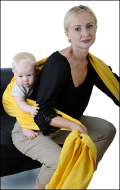 слинг-шарф слинг для новорожденного намотка крест над    карманом