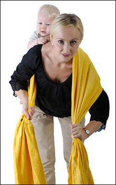 слинг-шарф слинг для новорожденного намотка крест над     карманом