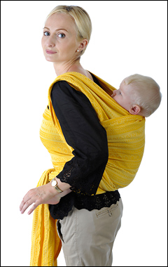 слинг-шарф слинг для новорожденного намотка     крест     над      карманом