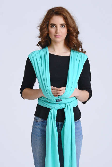 Инструкция "крест под карманом" к трикотажному шарфу Diva Milano