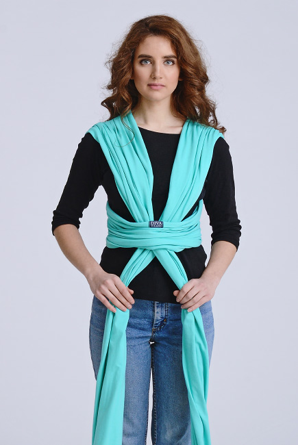 Инструкция "крест под карманом" к трикотажному шарфу Diva Milano