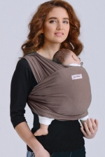 Слинг без намотки Loona для новорожденных, Moka
