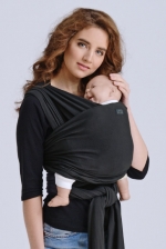 Трикотажный слинг-шарф Diva Stretchy, Nero