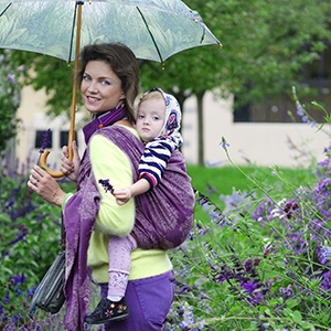 Ношение в слинге малышей после года