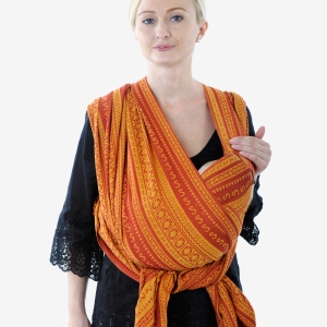 Слинг-шарф: Колыбель из простого креста для новорожденных Слинг-шарф: Колыбель из простого креста для новорожденных