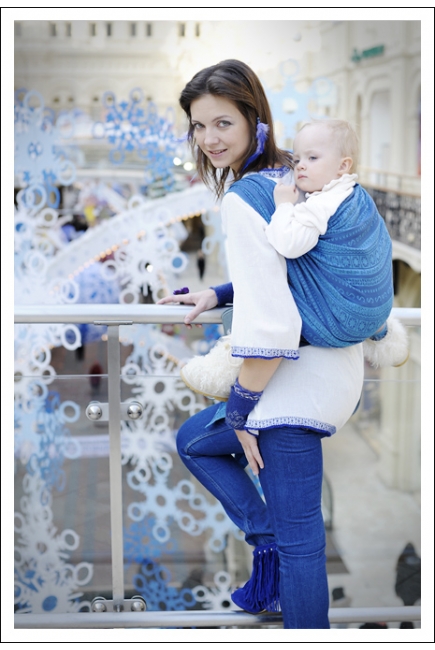 Слинг-шарф Ellevill Zara Blueberry