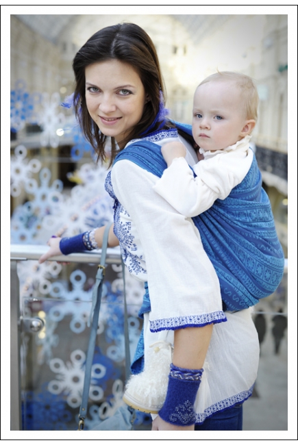 Слинг-шарф Ellevill Zara Blueberry