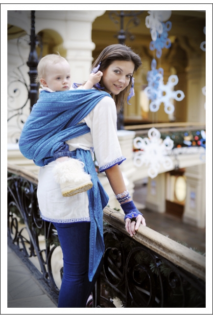 Слинг-шарф Ellevill Zara Blueberry