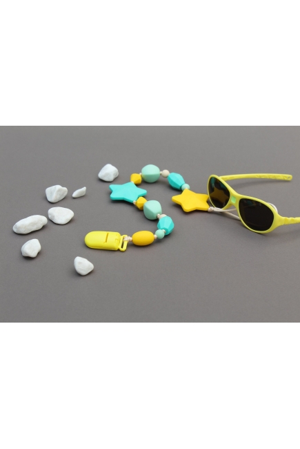 Силиконовый держатель на клипсе Майя, бирюзовый