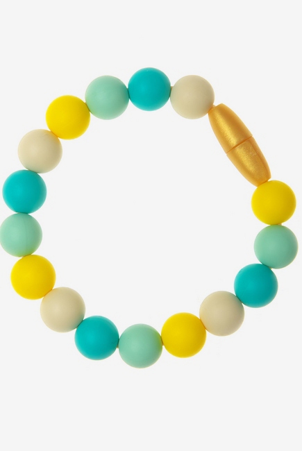 Силиконовый браслет-прорезыватель Майя, бирюзовый