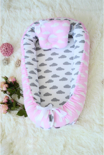 Гнездышко-кокон для новорожденных Babynest Rose Ashes Гнездышко-кокон для новорожденных Babynest Rose Ashes