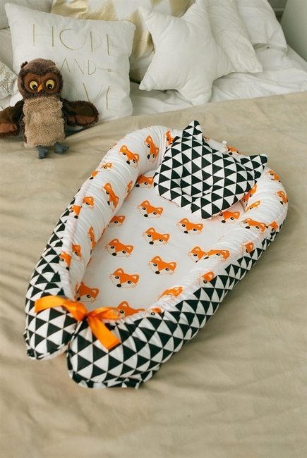 Гнездышко для новорожденных Babynest Little Fox Гнездышко для новорожденных Babynest Little Fox
