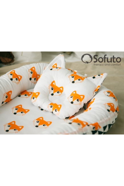 Гнездышко для новорожденных Babynest Little Fox Гнездышко для новорожденных Babynest Little Fox