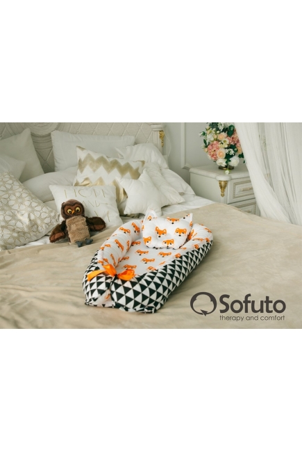 Гнездышко для новорожденных Babynest Little Fox Гнездышко для новорожденных Babynest Little Fox