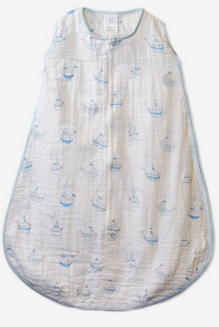 Спальный мешок SwaddleDesigns Blue Little Ships Спальный мешок SwaddleDesigns Blue Little Ships
