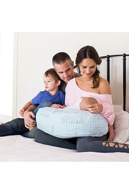 Подушка для кормления Bebe Au Lait, Carousel Blue Подушка для кормления Bebe Au Lait, Carousel Blue