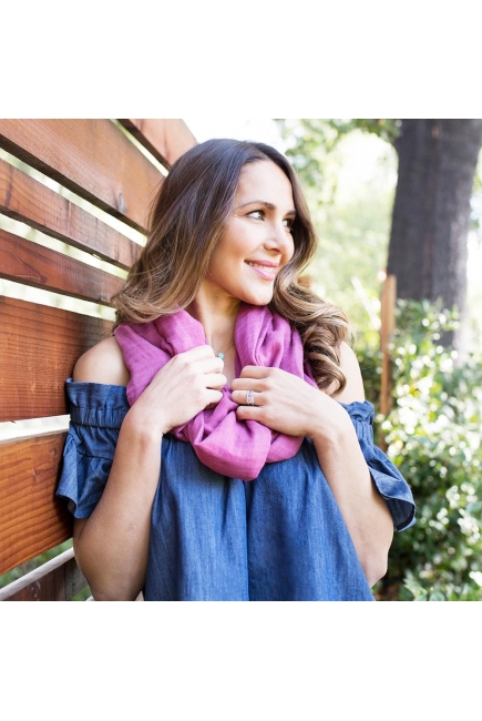 Накидка для кормления - милкснуд муслиновый Bebe Au Lait, Cherry