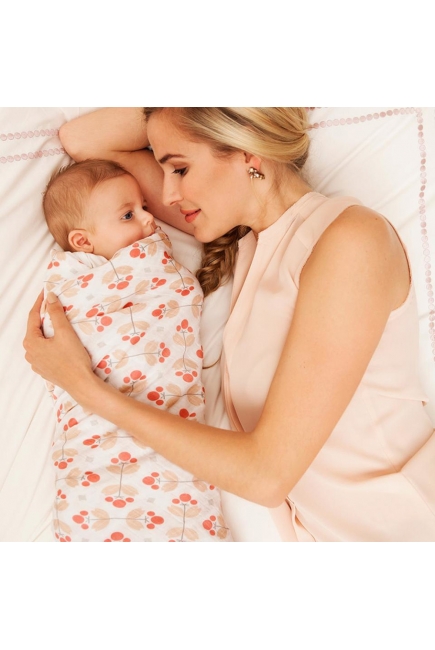 Пеленки муслиновые для новорожденных Bébé au Lait большие набор 2, Dewberry/Lattice Пеленки муслиновые для новорожденных Bébé au Lait большие набор 2, Dewberry/Lattice