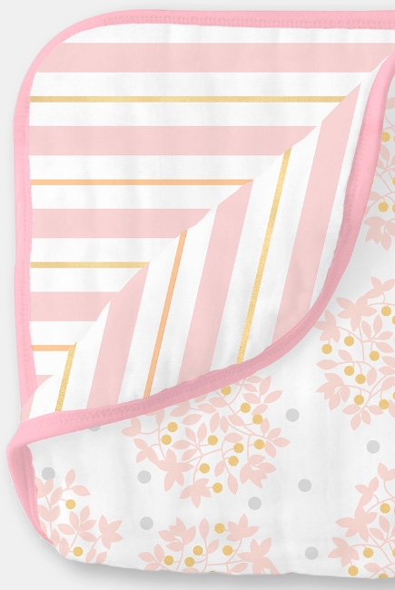 Муслиновое одеяло SwaddleDesigns, цвет Heavenly Floral Pink Муслиновое одеяло SwaddleDesigns, цвет Heavenly Floral Pink
