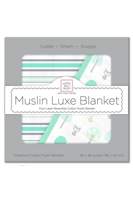 Муслиновое одеяло SwaddleDesigns, цвет Starshine Blue Муслиновое одеяло SwaddleDesigns, цвет Starshine Blue