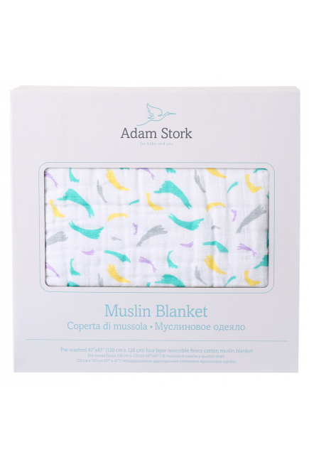 Муслиновое одеяло Adam Stork, Sweet Dream Муслиновое одеяло Adam Stork, Sweet Dream