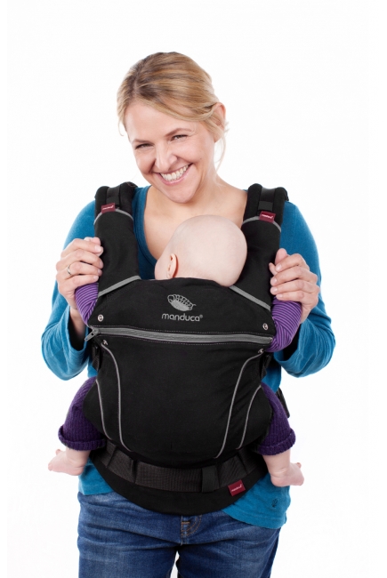 Эрго-рюкзак Manduca, Blackline серый