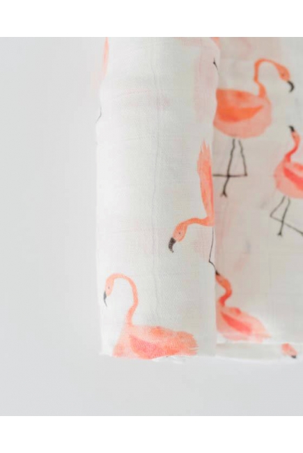Муслиновая пеленка для новорожденных Diva большая, Flamingo Cotton