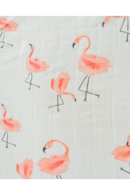 Муслиновая пеленка для новорожденных Diva большая, Flamingo Cotton