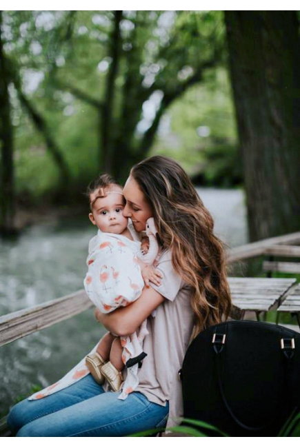 Муслиновая пеленка для новорожденных Diva большая, Flamingo Cotton