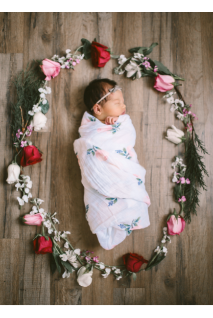 Муслиновая пеленка для новорожденных Diva большая, Rose Cotton Муслиновая пеленка для новорожденных Diva большая, Rose Cotton