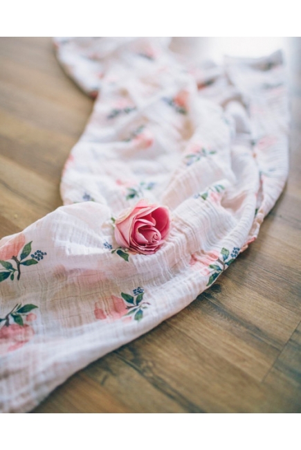 Муслиновая пеленка для новорожденных Diva большая, Rose Cotton Муслиновая пеленка для новорожденных Diva большая, Rose Cotton