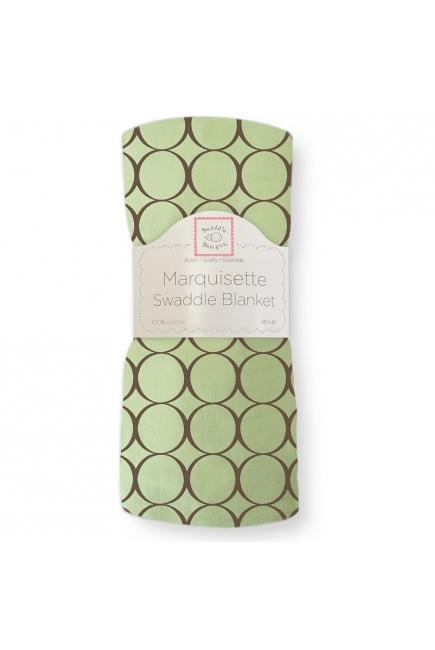 Пеленка детская тонкая SwaddleDesigns Маркизет Lime w/BR Mod C Пеленка детская тонкая SwaddleDesigns Маркизет Lime w/BR Mod C