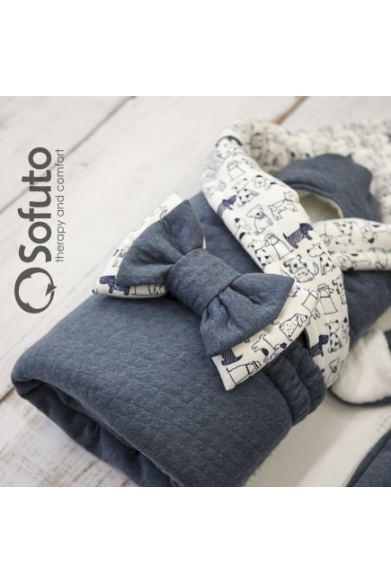 Комплект на выписку для новорожденного холодная зима Indigo Dogs melanzh (7 предметов) Комплект на выписку для новорожденного холодная зима Indigo Dogs melanzh (7 предметов)