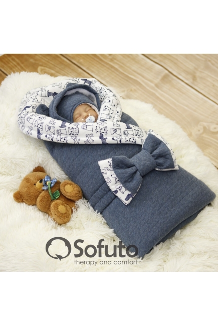 Комплект на выписку для новорожденного холодная зима Indigo Dogs melanzh (7 предметов) Комплект на выписку для новорожденного холодная зима Indigo Dogs melanzh (7 предметов)