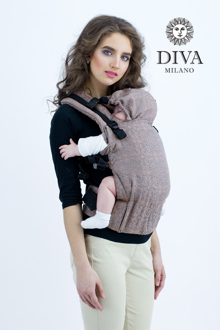 Эрго-рюкзак для новорожденных Diva Basico Cacao One! Эрго-рюкзак для новорожденных Diva Basico Cacao One!