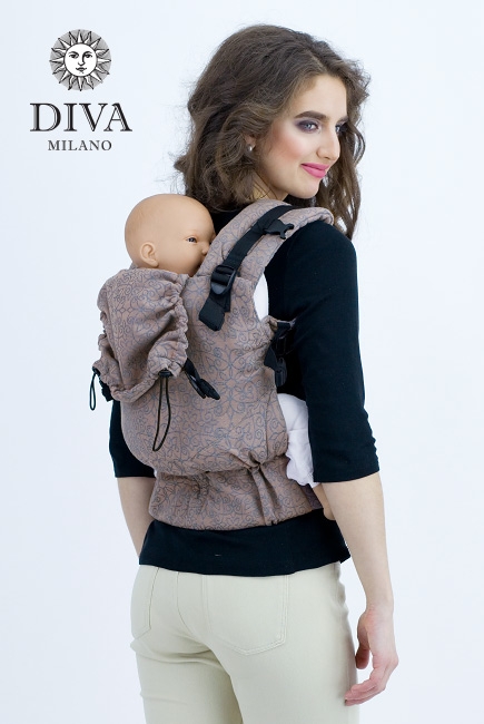 Эрго-рюкзак для новорожденных Diva Basico Cacao One! Эрго-рюкзак для новорожденных Diva Basico Cacao One!