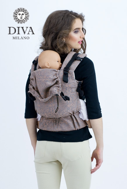 Эрго-рюкзак для новорожденных Diva Basico Cacao One! Эрго-рюкзак для новорожденных Diva Basico Cacao One!