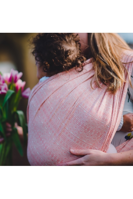 Слинг-шарф Didymos Indio (Prima) Sorbet с шелком и шерстью