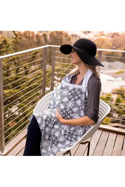 Накидка для кормления муслиновая Bebe Au Lait, Brooklyn