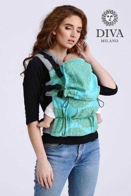Эрго-рюкзак для новорожденных Diva Essenza Menta Simple One! с бамбуком Эрго-рюкзак для новорожденных Diva Essenza Menta Simple One! с бамбуком