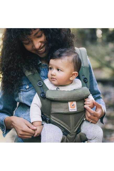 Эрго-рюкзак Ergobaby OMNI 360 Cool Air Mesh - Khaki Green Эрго-рюкзак Ergobaby OMNI 360 Cool Air Mesh - Khaki Green