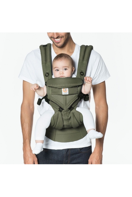 Эрго-рюкзак Ergobaby OMNI 360 Cool Air Mesh - Khaki Green Эрго-рюкзак Ergobaby OMNI 360 Cool Air Mesh - Khaki Green