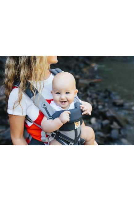 Эрго-рюкзак Ergobaby OMNI 360 Cool Air Mesh - Carbon Grey Эрго-рюкзак Ergobaby OMNI 360 Cool Air Mesh - Carbon Grey