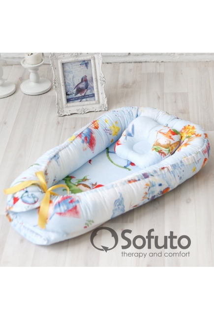 Позиционер для сна новорожденного Babynest, Little Prince