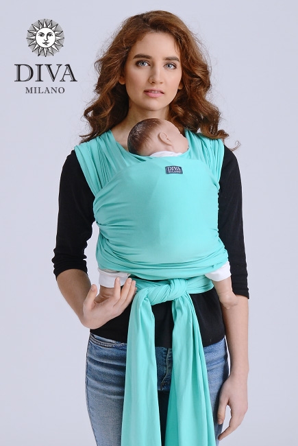 Слинг-шарф трикотажный Diva Stretchy, Mentol Слинг-шарф трикотажный Diva Stretchy, Mentol