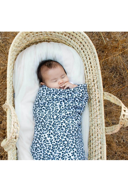 Бамбуковые пеленки для новорожденных Bebe Au Lait, набор 2, Safari/Leopard Бамбуковые пеленки для новорожденных Bebe Au Lait, набор 2, Safari/Leopard