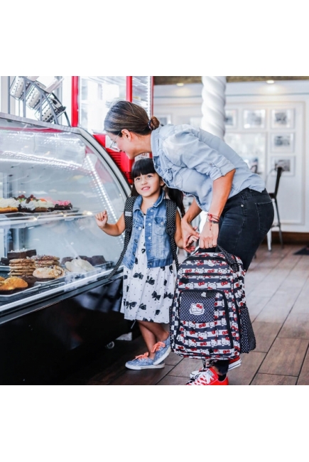 Рюкзак для мамы Ju-Ju-Be Be Right Back Hello Kitty Dots & Stripes Рюкзак для мамы Ju-Ju-Be Be Right Back Hello Kitty Dots & Stripes