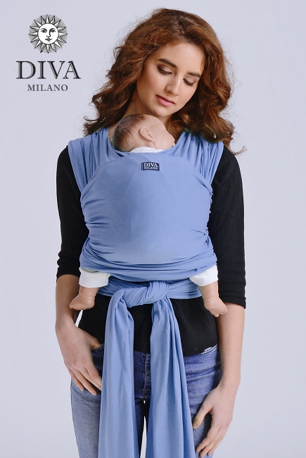 Слинг-шарф трикотажный Diva Stretchy, Cielo Слинг-шарф трикотажный Diva Stretchy, Cielo
