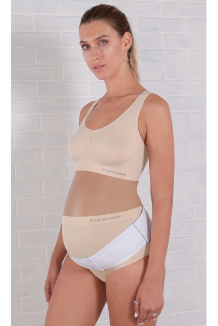 Бандаж для беременных дородовой (пояс), белый