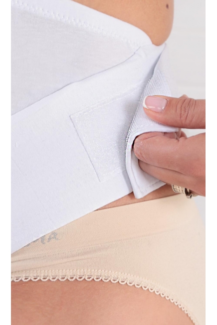 Бандаж для беременных дородовой мягкий "Животик", белый Бандаж для беременных дородовой мягкий "Животик", белый